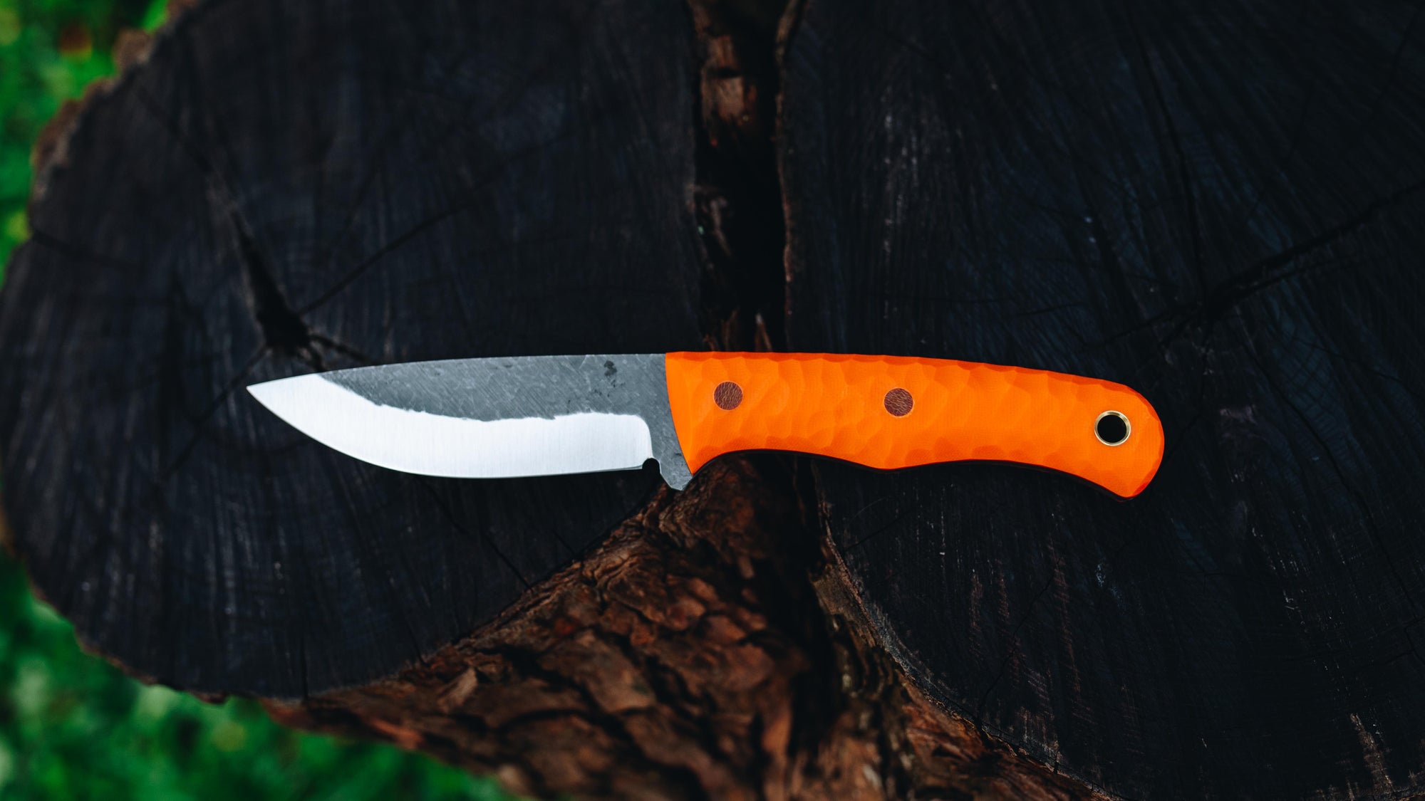 Badger - in textured orange G-10 - (CPM 154)