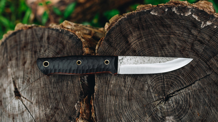 Prototype Puukko - in textured black G10 - (Procut)