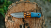 Micro Bushcrafter - in blue TeroTuf - (CPM 154)