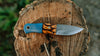 Micro Bushcrafter - in blue TeroTuf - (CPM 154)
