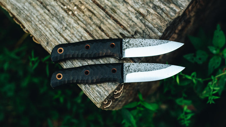 Traveler - in textured black G-10 - (Procut)