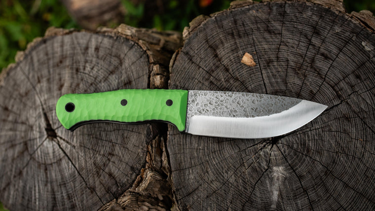 Brute - in textured lime green G10 - (Procut)