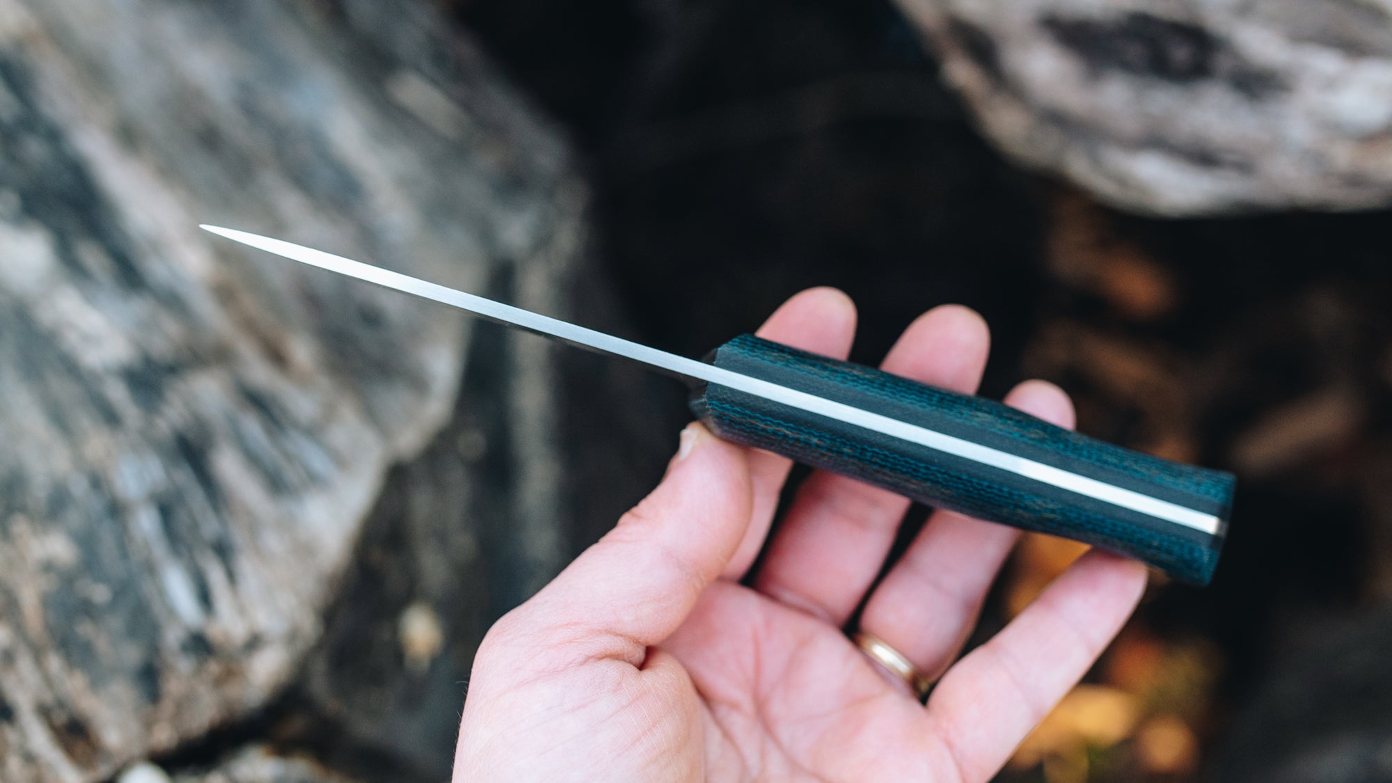 Mini Walkabout - in blue/burlap - (AEB-L)