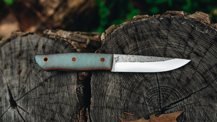 Prototype Puukko - in textured ghost G-10 - (Procut)