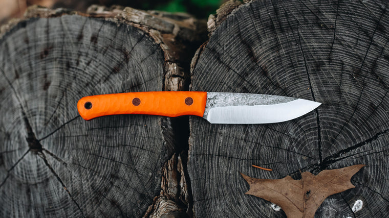 Wayfarer - in textured orange G-10 - (Procut)