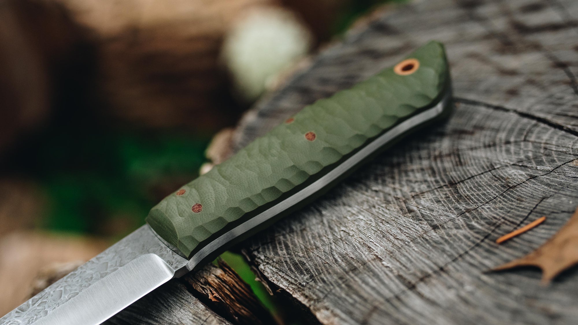 Prototype Puukko - in textured OD G-10 - (Procut)