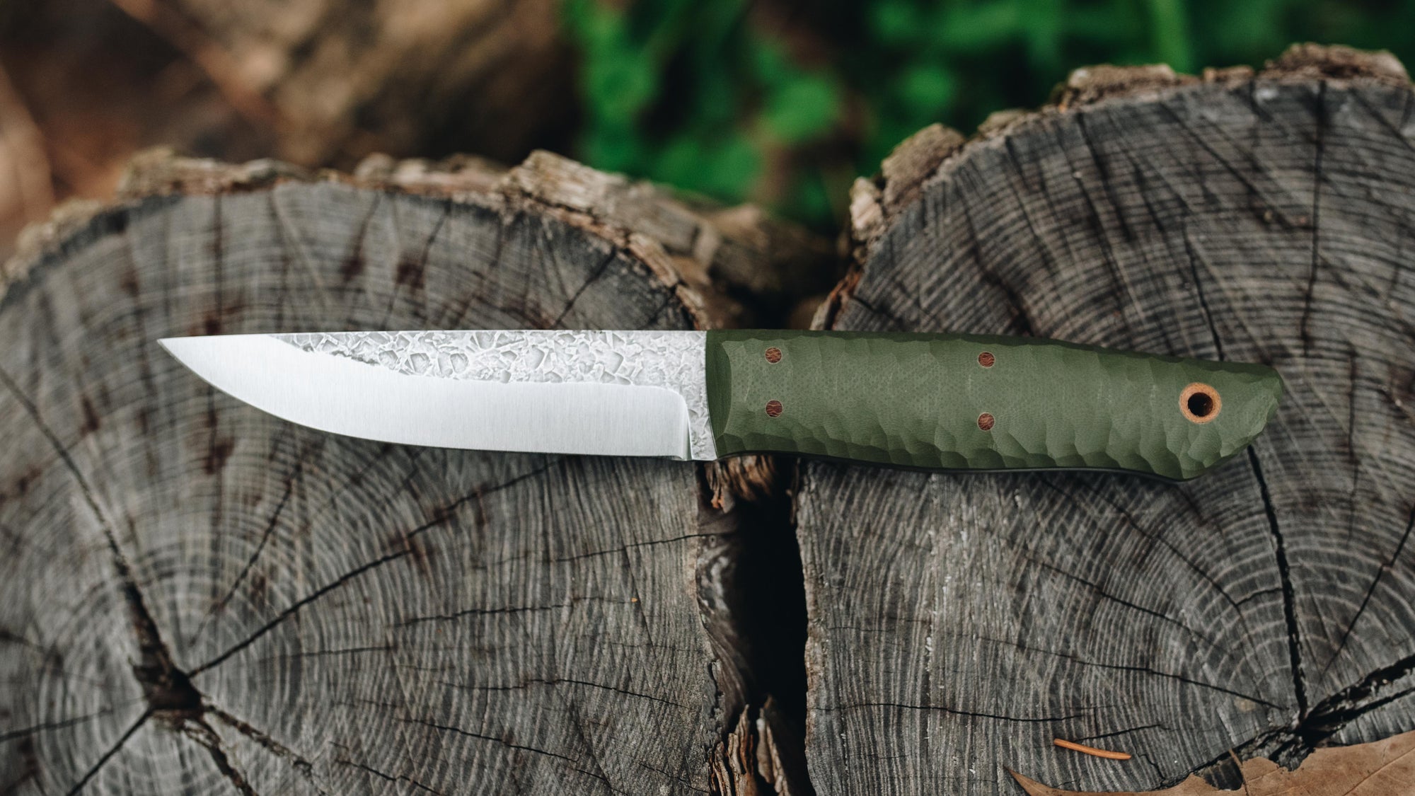 Prototype Puukko - in textured OD G-10 - (Procut)