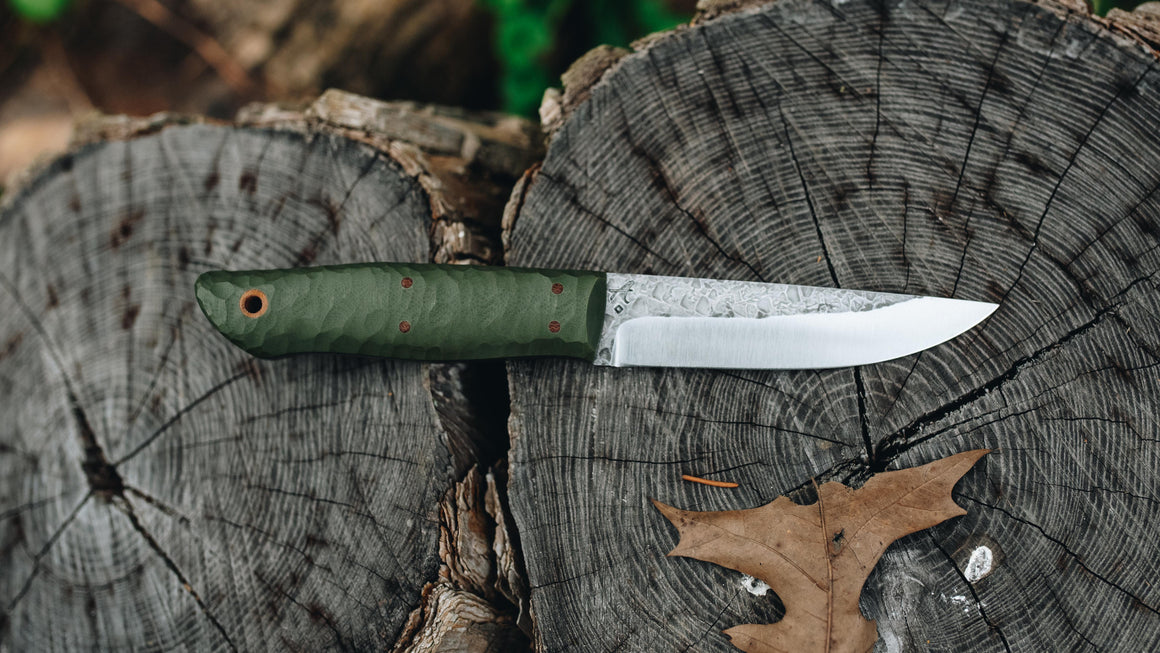 Prototype Puukko - in textured OD G-10 - (Procut)