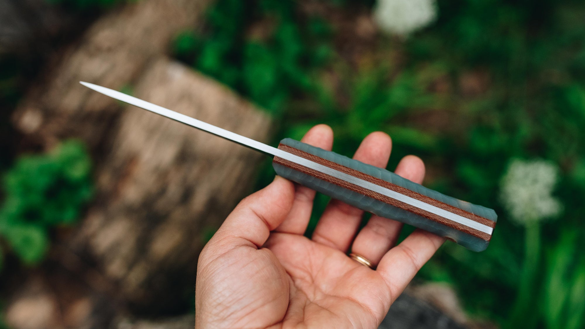 Prototype Puukko - in textured ghost G-10 - (Procut)