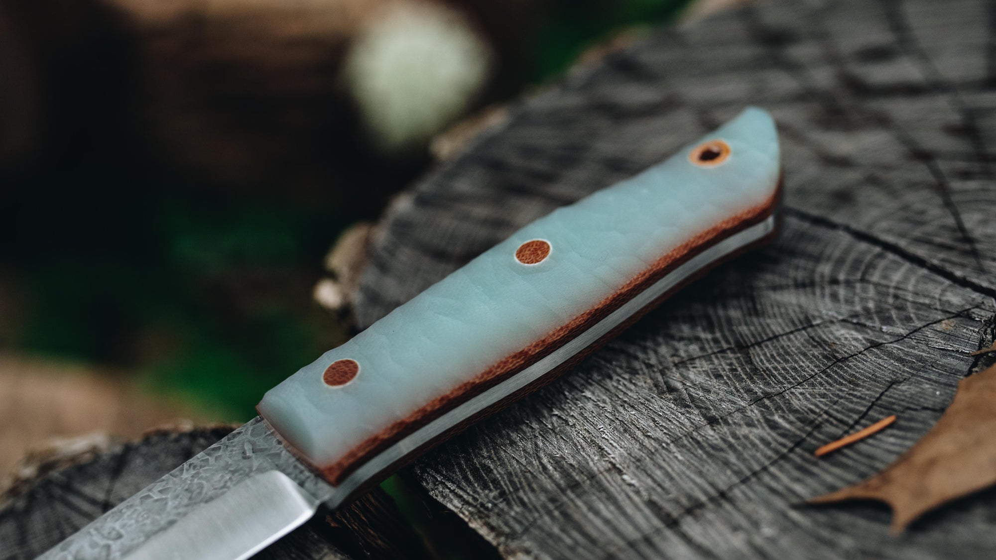 Prototype Puukko - in textured ghost G-10 - (Procut)