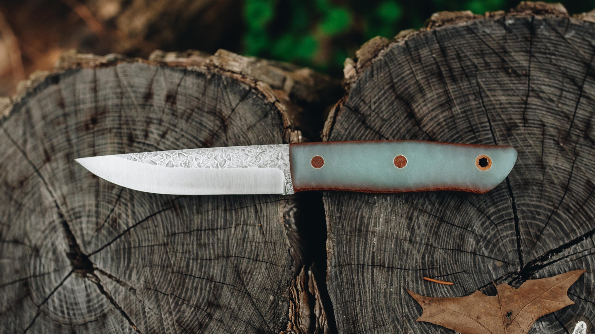Prototype Puukko - in textured ghost G-10 - (Procut)