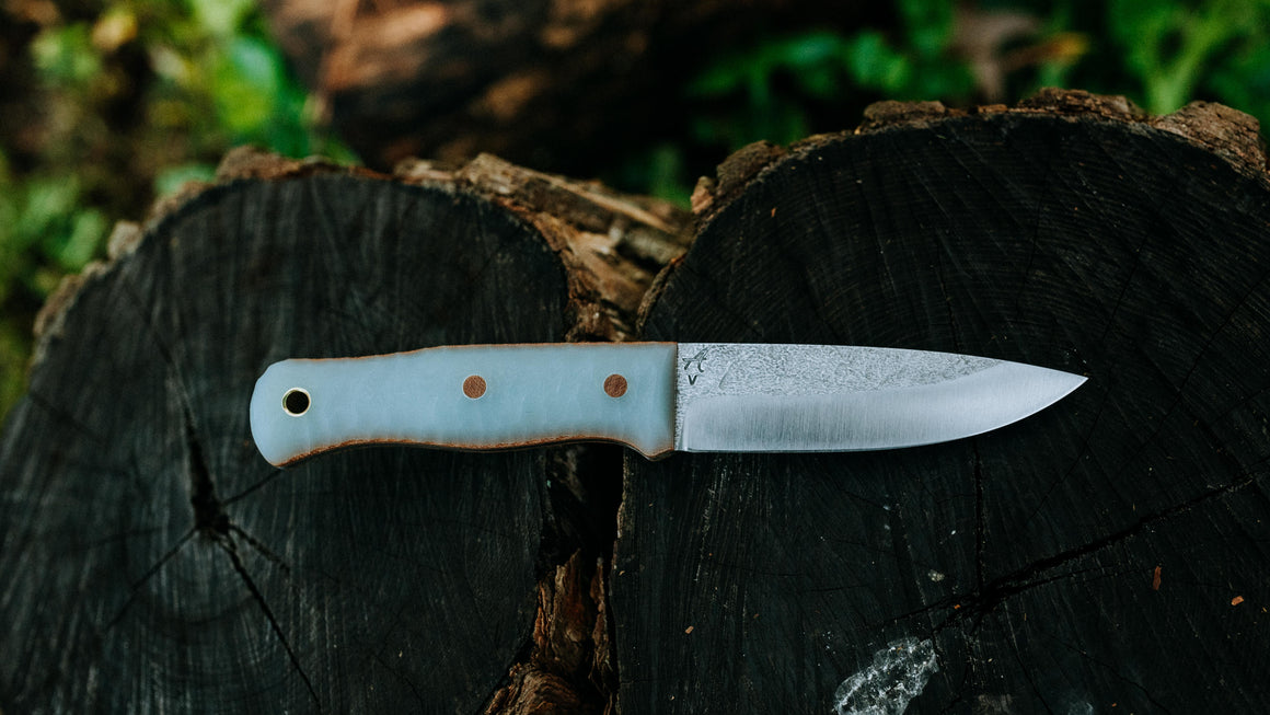 Walkabout - in textured ghost G-10 - (CPM 3V)