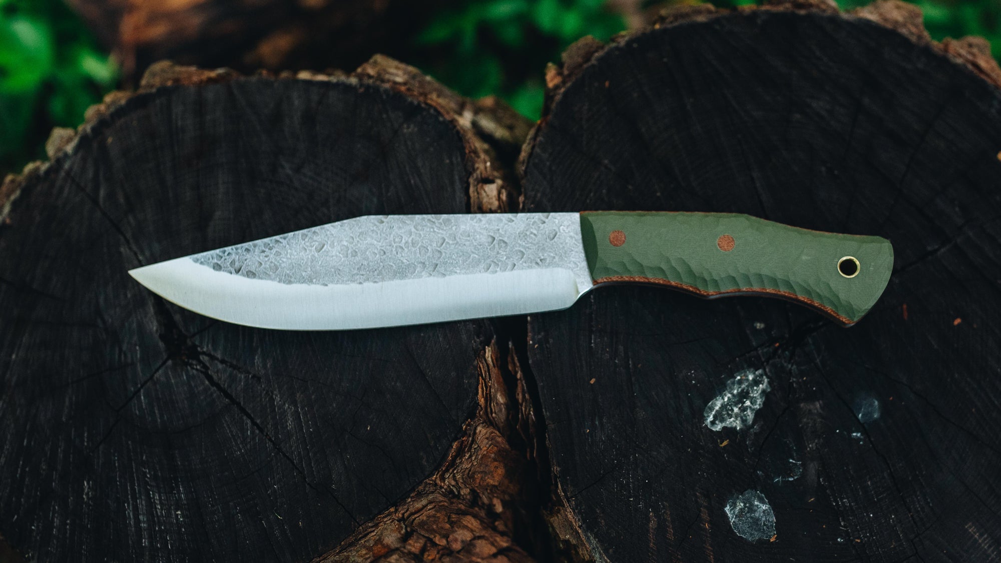 Grizzly- in textured OD G-10 - (CPM 3V)