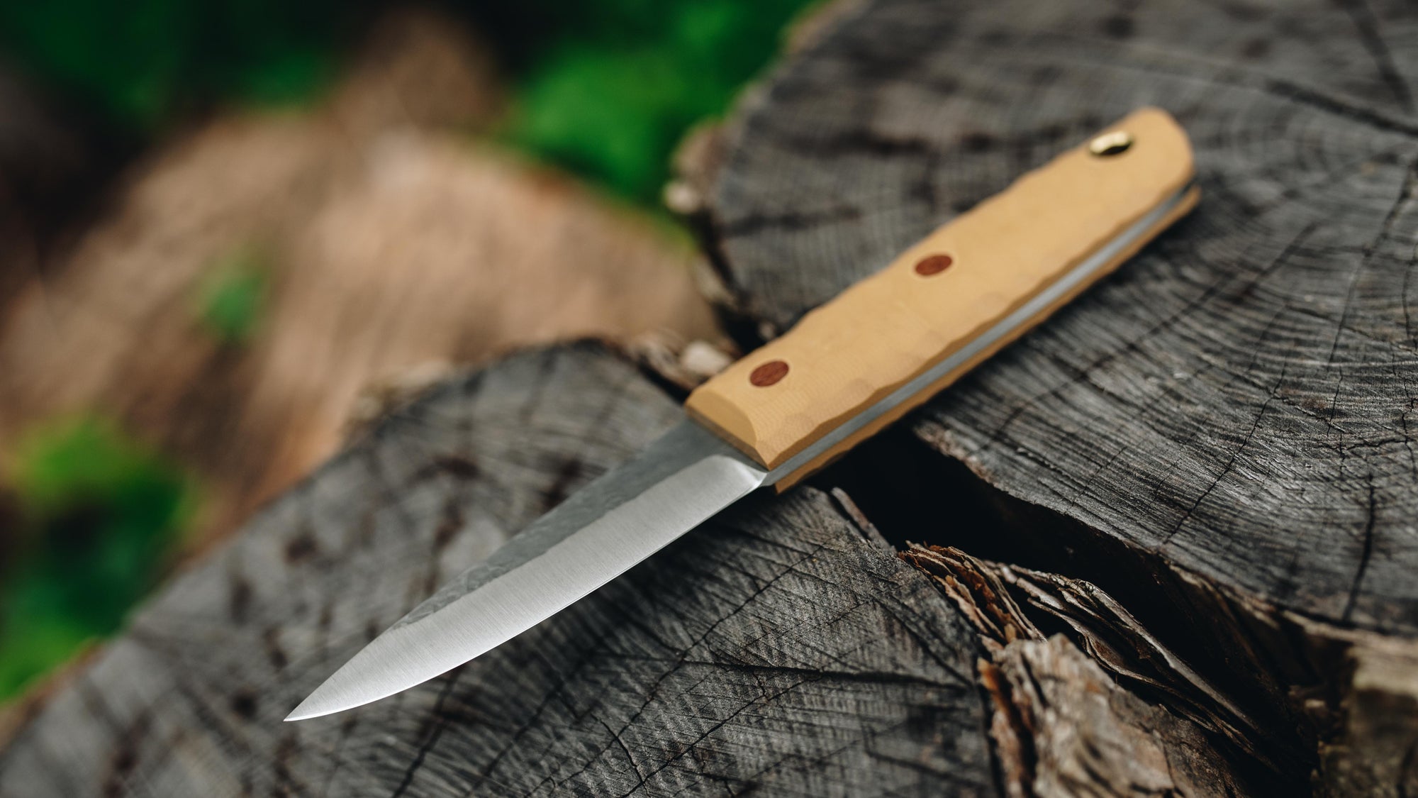 Pocket Puukko - in textured sand G-10 - (AEB-L)