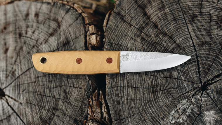 Pocket Puukko - in textured sand G-10 - (AEB-L)