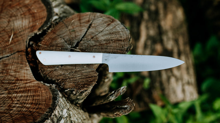 4" Paring - in ivory G-10 - (AEB-L)