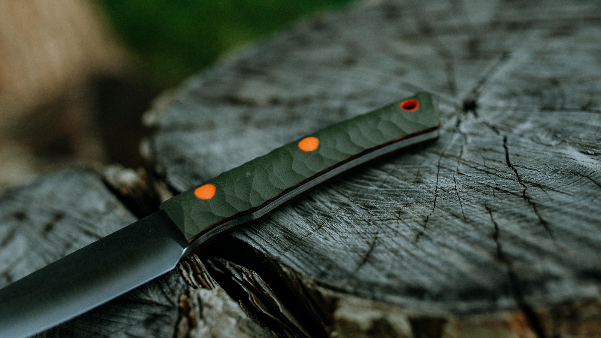 The New Wayfarer - in textured OD G-10 - (Magnacut)