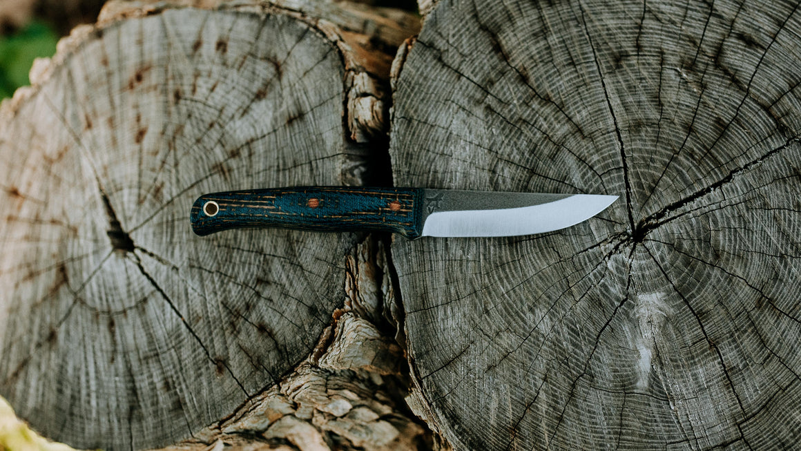 Quail - blue canvas/brown burlap - (CPM 3V)