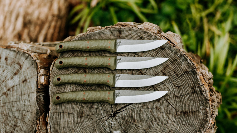 Quail - in textured OD G-10 - (CPM 3V)