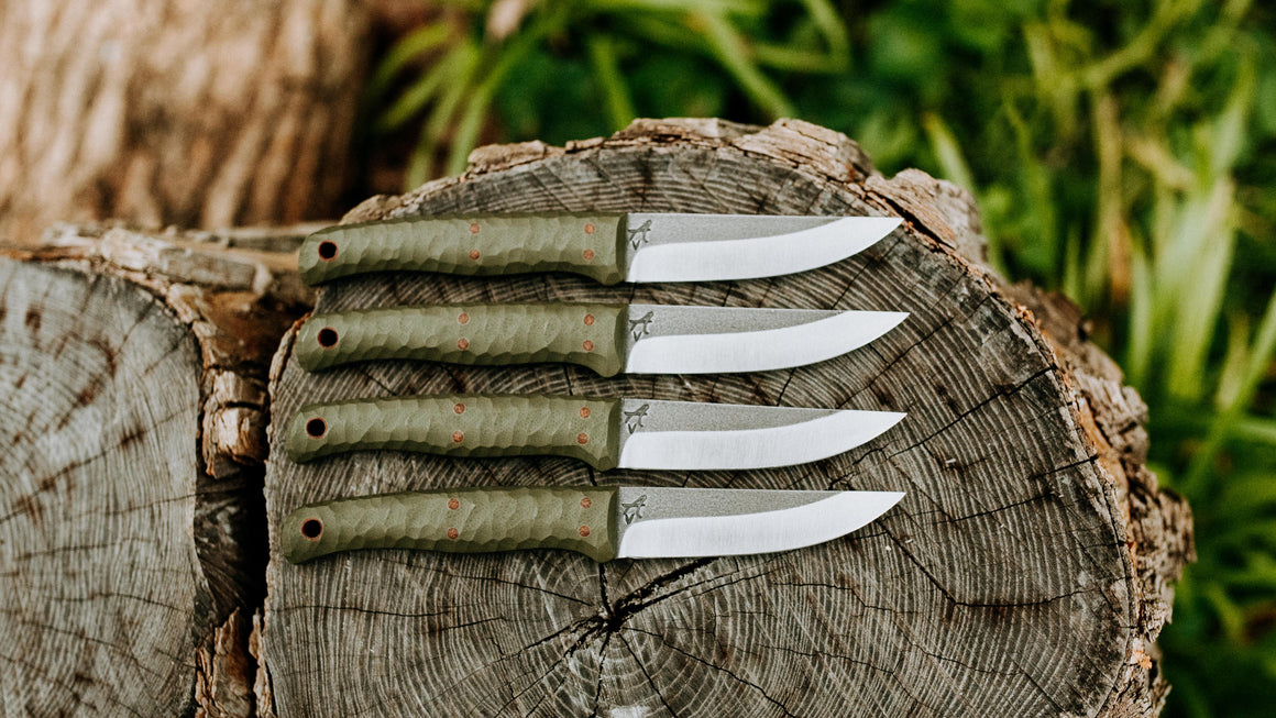 Quail - in textured OD G-10 - (CPM 3V)