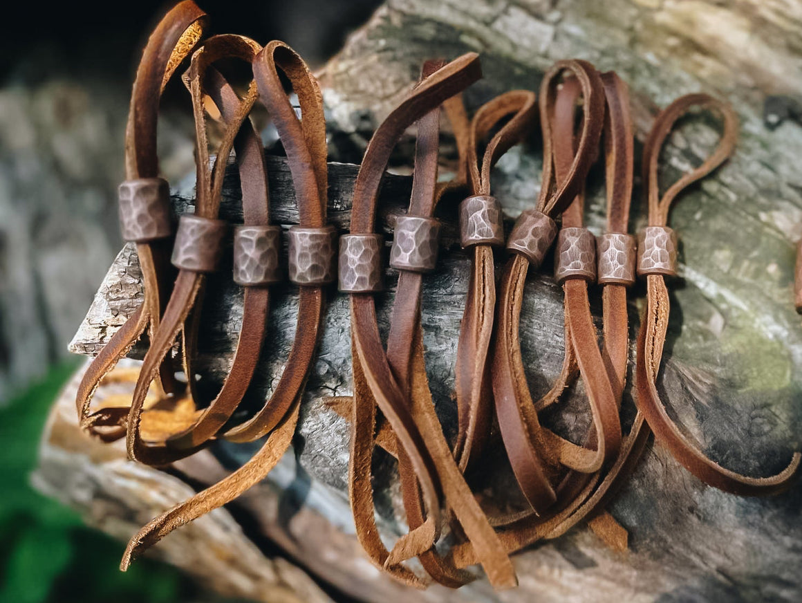 Textured Copper Beads