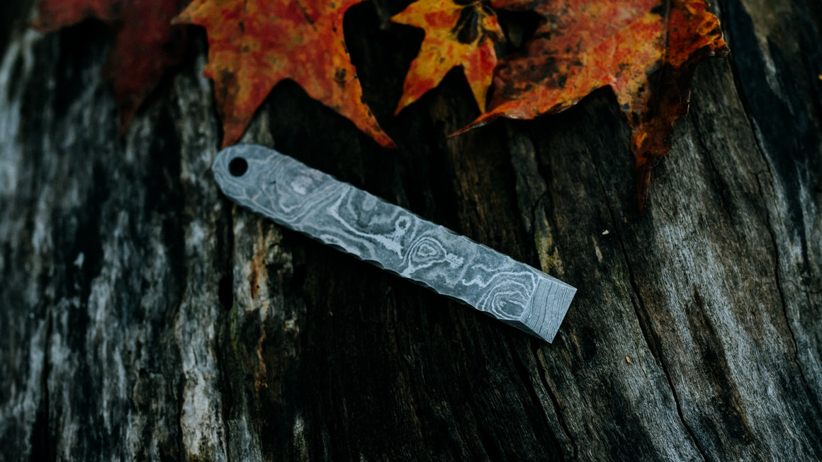 Pocket Prybar no3 - (high carbon damascus)