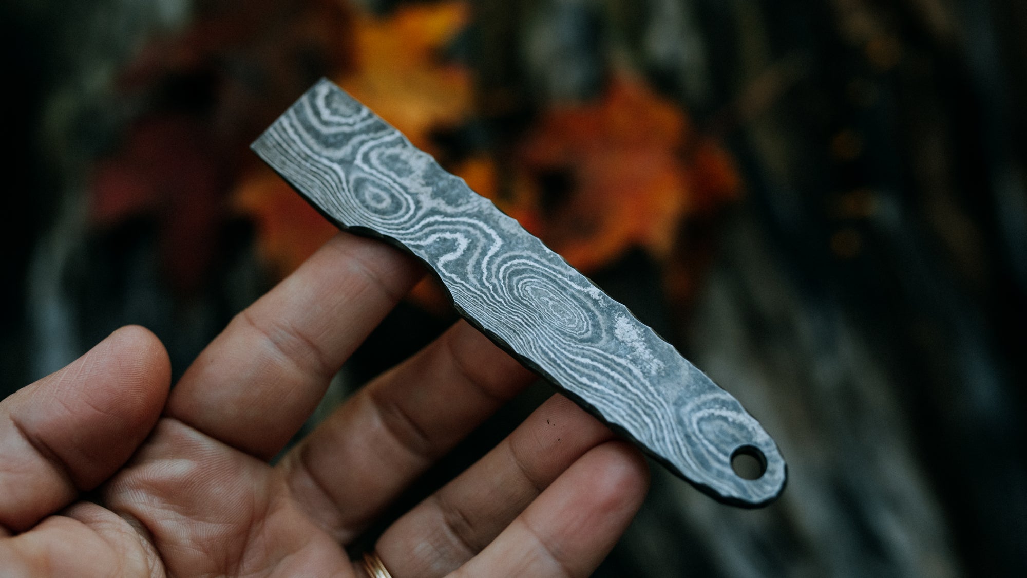 Pocket Prybar no2 - (high carbon damascus)