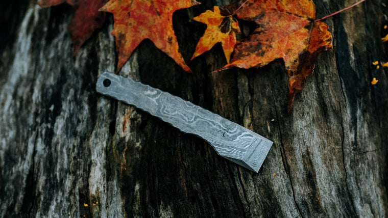 Pocket Prybar no1 - (high carbon damascus)