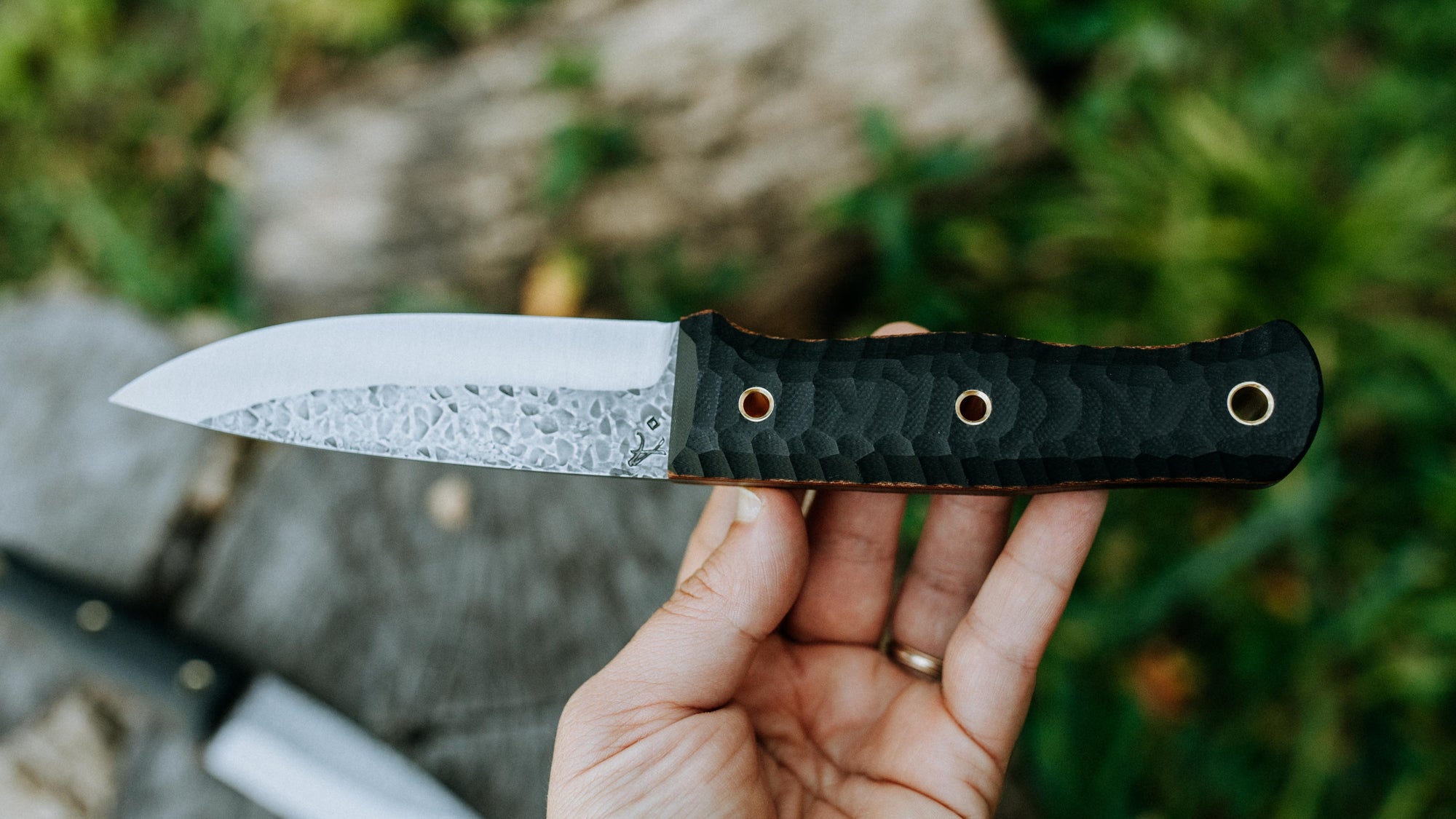 Walkabout - in textured black G-10 - (Procut)