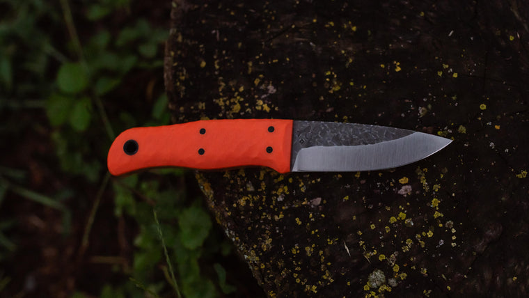 Traveler - in textured orange G-10 - (Procut)