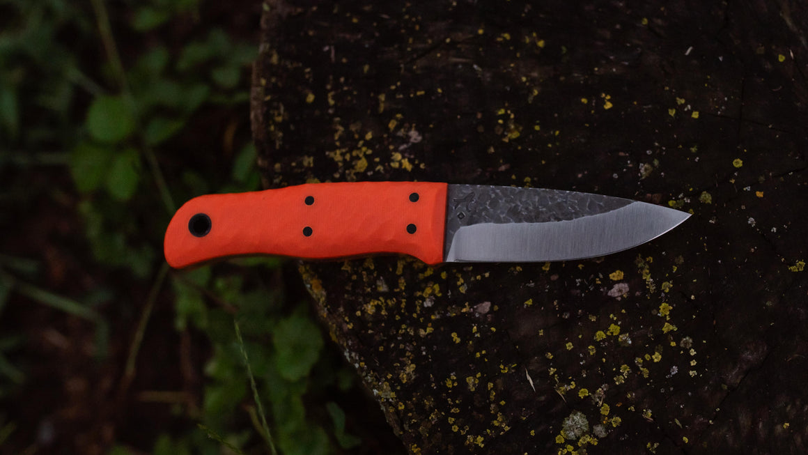 Traveler - in textured orange G-10 - (Procut)