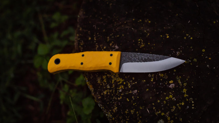 Traveler - in textured yellow G-10 - (Procut)