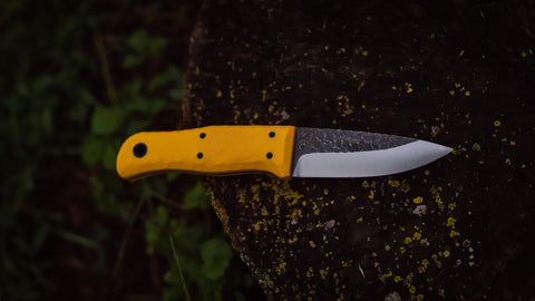Traveler - in textured yellow G-10 - (Procut)