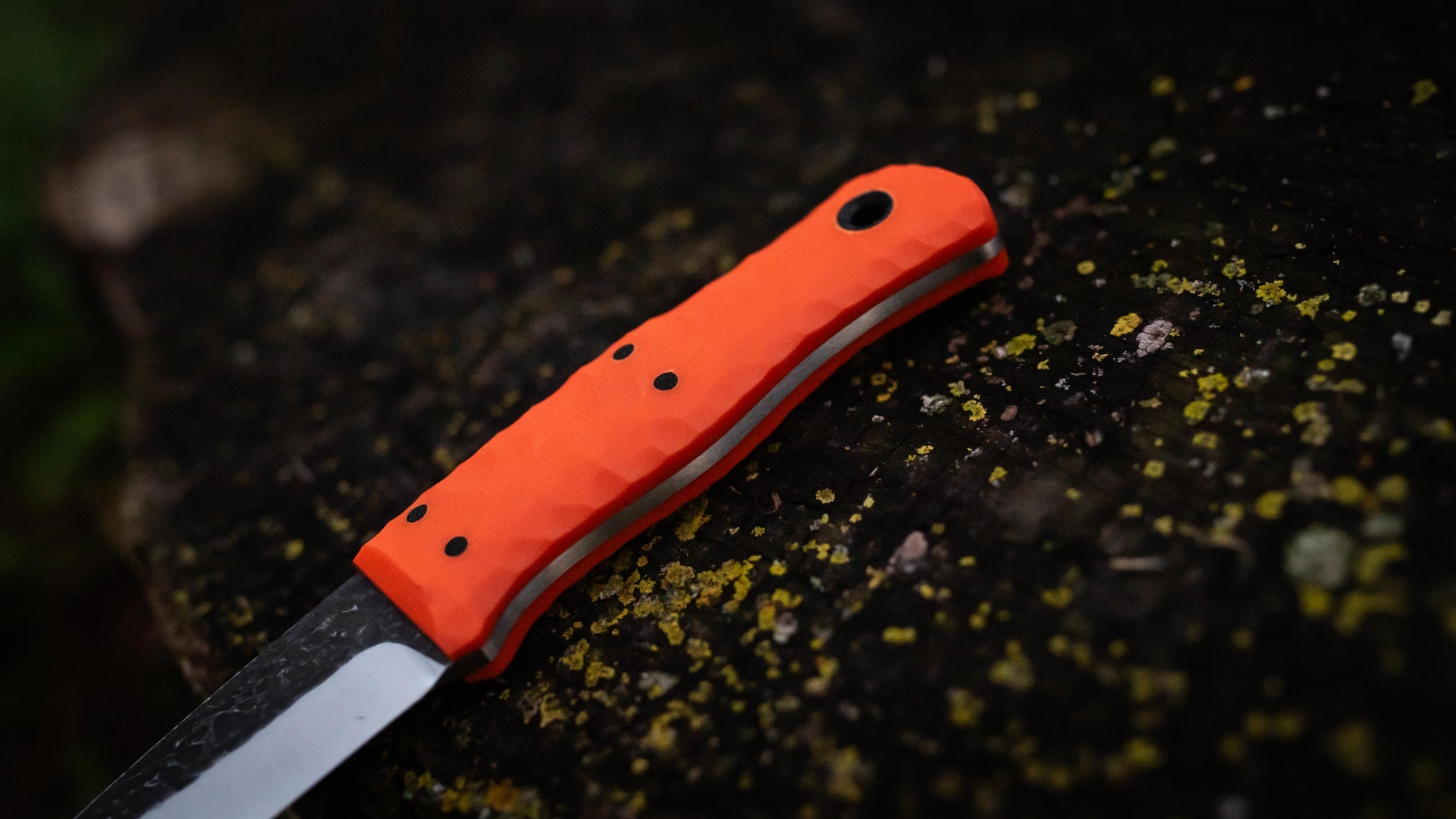 Traveler - in textured orange G-10 - (Procut)