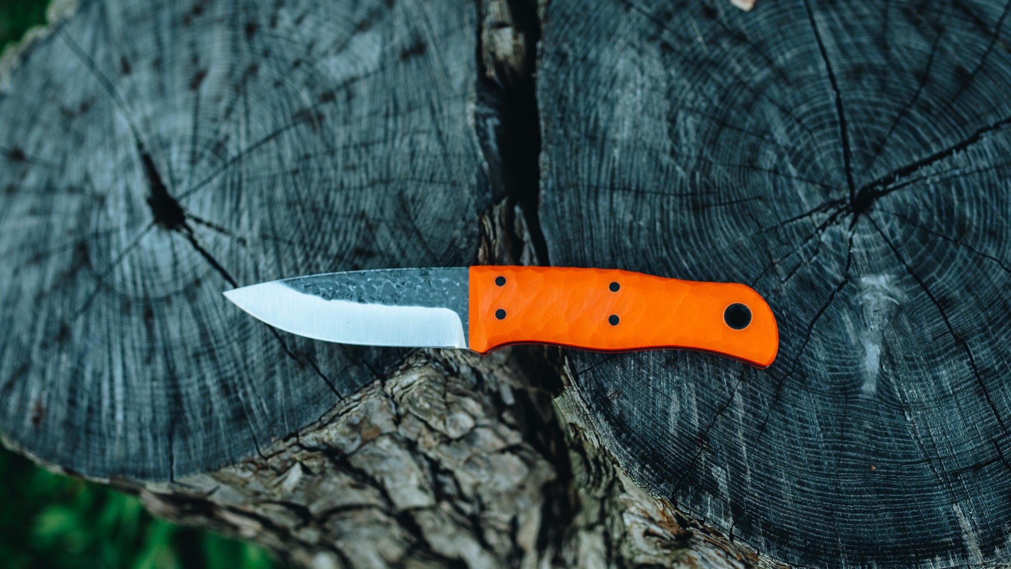 Traveler - in textured orange G-10 - (Procut)